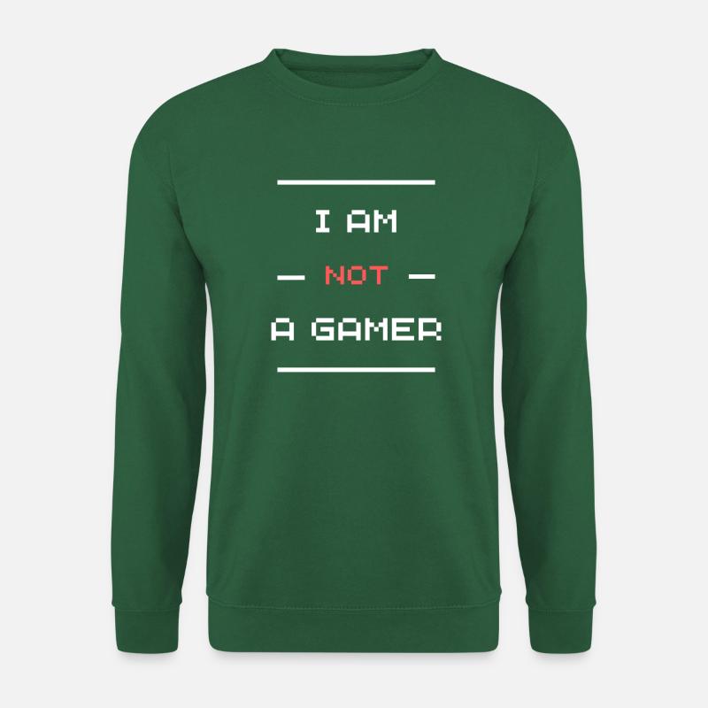 Ich bin kein Gamer - Unisex Pullover - Grün