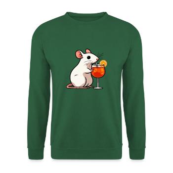 Weiße Ratte Aperitif Aperoli Spritz Campari Drink - Unisex Pullover - Grün - Vorne