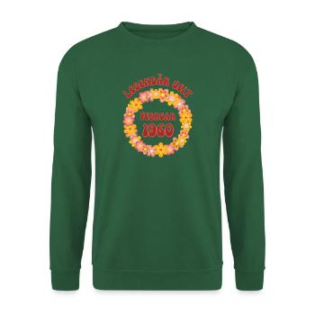 Legendär seit Februar 1960 Geboren Geburtstag - Unisex Pullover - Grün - Vorne