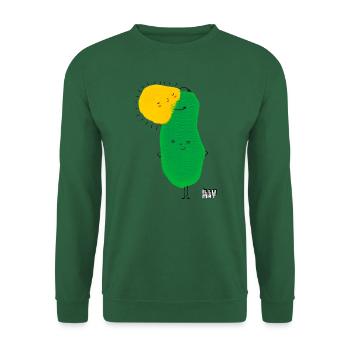 Glück - Unisex Pullover - Grün - Vorne