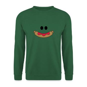 Happy Sausage - Unisex Sweatshirt - green - Front
