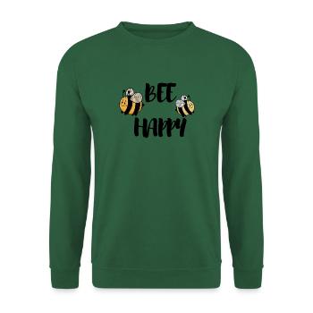 Bee Happy - Unisex Sweatshirt - green - Front