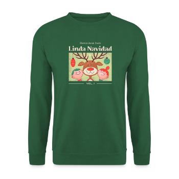 Santa Happy Holidays Merry Christmas Gift - Unisex Pullover - Grün - Vorne