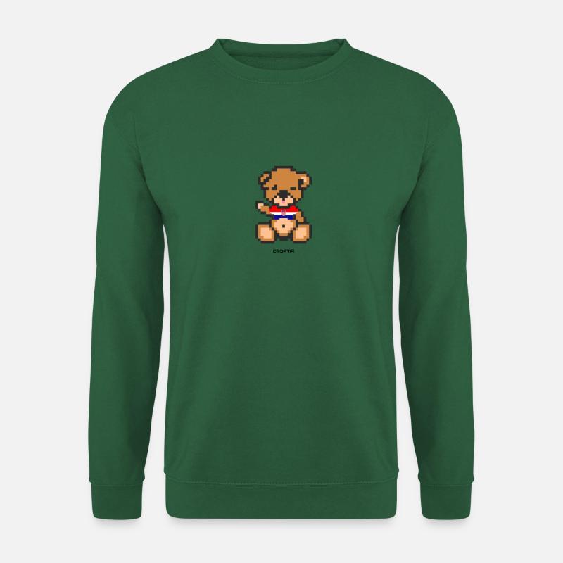 Pixel Bear Croatia - Unisex Sweatshirt - green