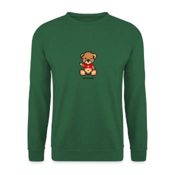 Pixel Bear Switzerland - Unisex Sweatshirt - green - Front