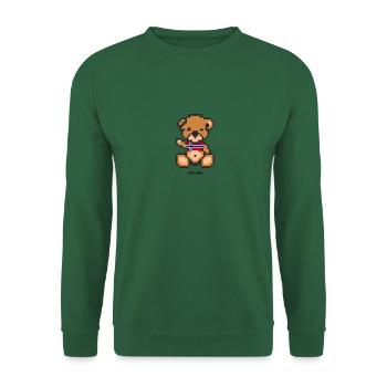 Pixel Bear Norway - Unisex Sweatshirt - green - Front