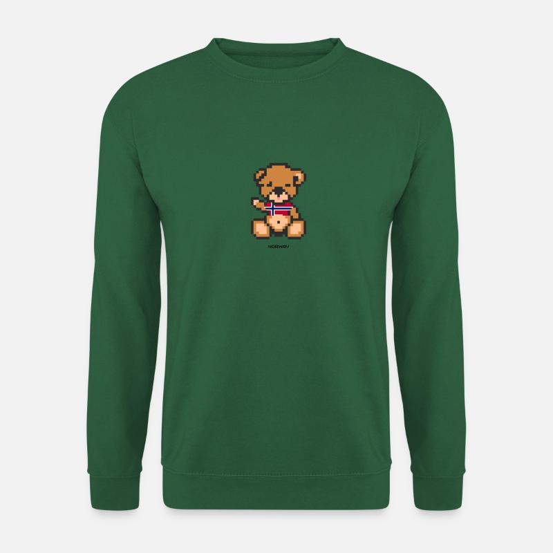 Pixel Bear Norway - Sweat-shirt Unisexe - vert foncé