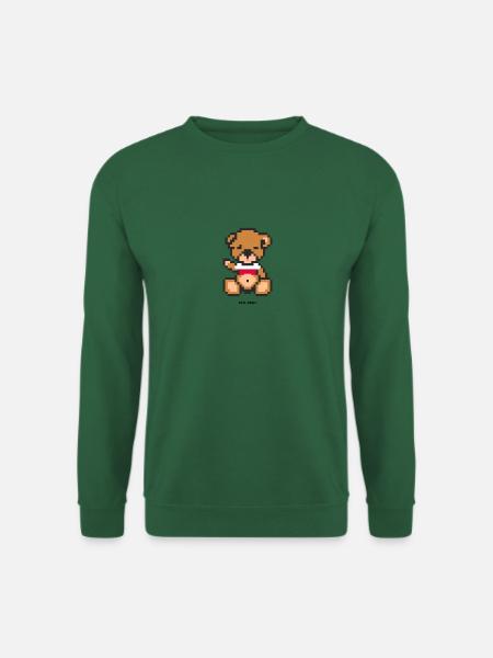Pixel Bär Polen - Unisex Pullover - Grün