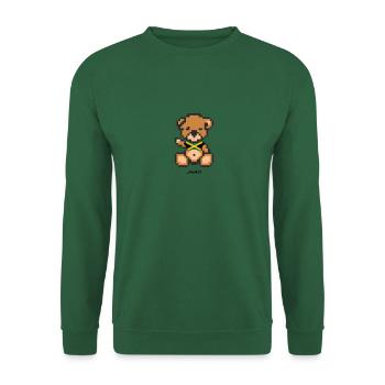Pixel Bear Jamaica - Unisex Sweatshirt - green - Front