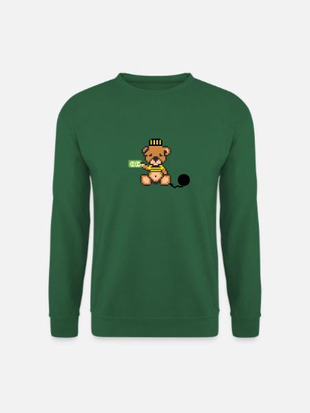 Pixel Bear Prisoner - Sweat-shirt Unisexe - vert foncé