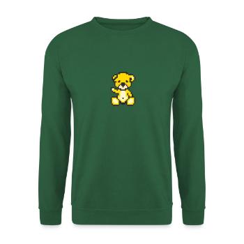 Pixel Bear Sunny - Sweat-shirt Unisexe - vert foncé - Devant