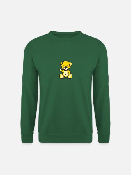Pixel Bear Sunny - Sweat-shirt Unisexe - vert foncé