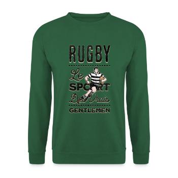 RUGBY VRAIS GENTLEMEN - Sweat-shirt Unisexe - vert foncé - Devant