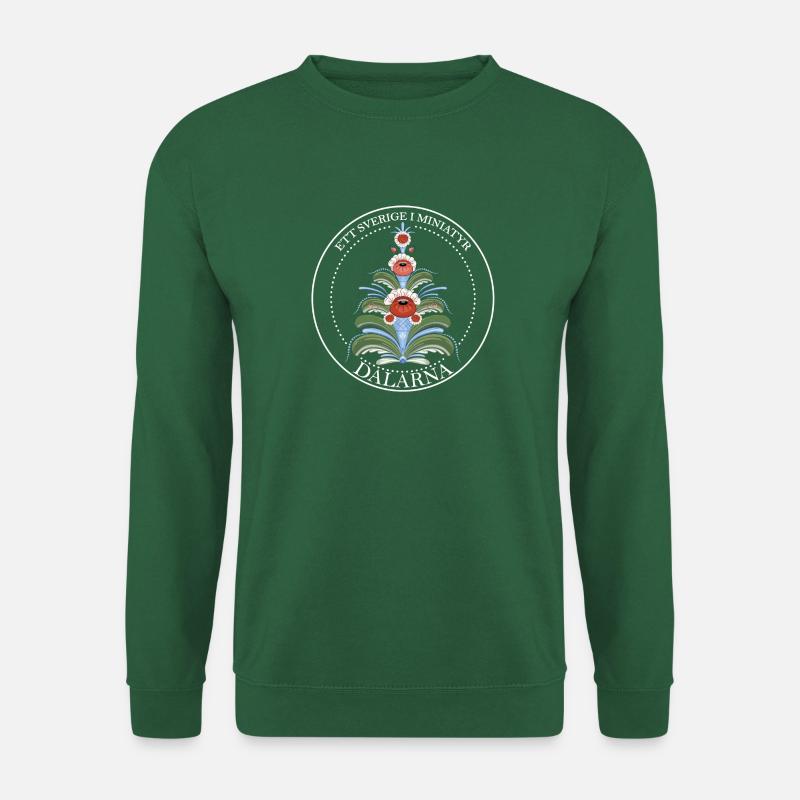 Texte blanc kurde de Dalian - Sweat-shirt Unisexe - vert foncé