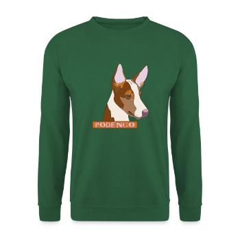 Podenco - Sweat-shirt Unisexe - vert foncé - Devant