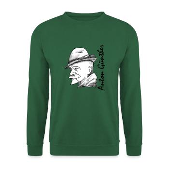 Erzgebirge, dialect, history, Anton Günther - Unisex Sweatshirt - green - Front