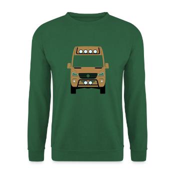 Sprinter W907 W910 front front 4x4 II headlights - Unisex Sweatshirt - green - Front