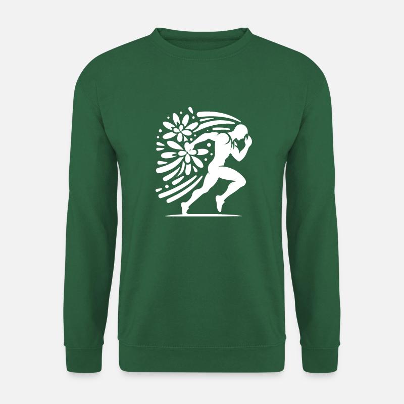 Run into spring - Unisex Sweatshirt - green