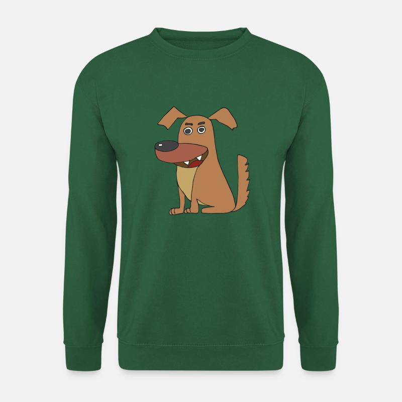 hund lustig - Unisex Pullover - Grün