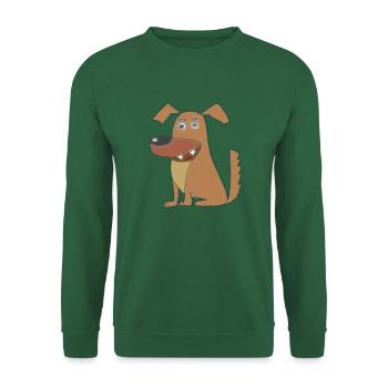 dog - Unisex Sweatshirt - green - Front