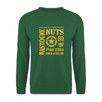 AVM Bastogne NUTS 80th Anniversary 1944 2024 Yello - Unisex Sweatshirt - green - Front