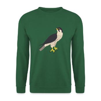 Wanderfalke - Unisex Pullover - Grün - Vorne