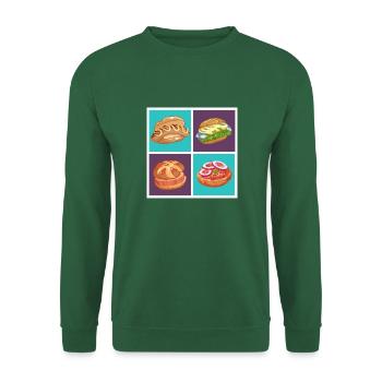 German Streetfood Kollektion - Unisex Pullover - Grün - Vorne