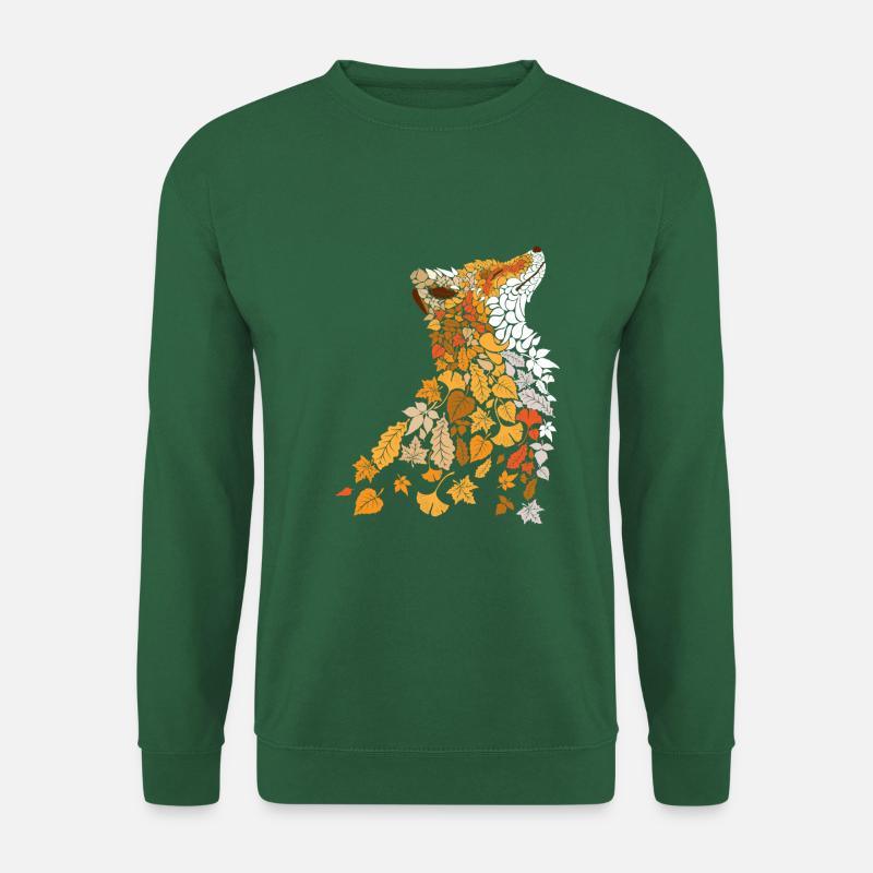 Autumn Fox - Unisex Sweatshirt - green