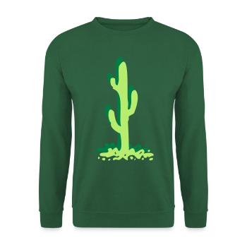 Kaktus Cactus Kakteen - Unisex Pullover - Grün - Vorne