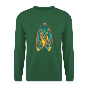 Beautiful Moth - Unisex Sweatshirt - green - Front