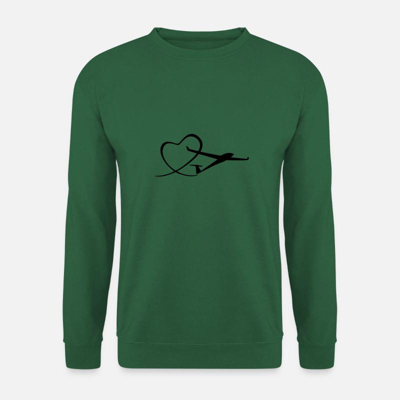 gliding - Unisex Pullover - Grün