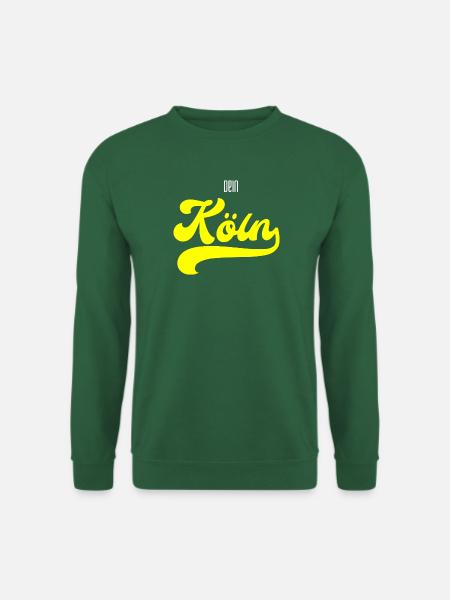 Dein Köln gelber Schriftzug - Unisex Pullover - Grün