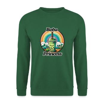 Boba Princess - Unisex Sweatshirt - green - Front