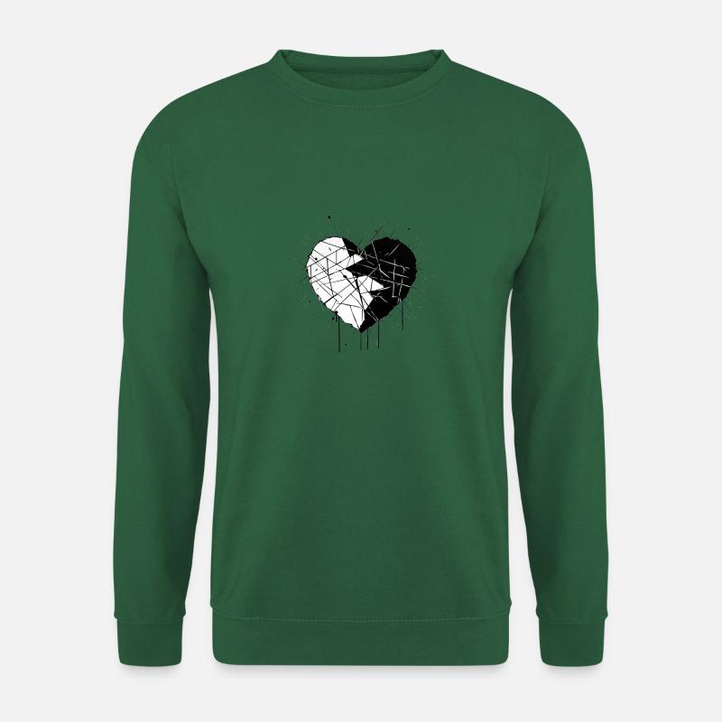 Geometric Heartbreak - Unisex Pullover - Grün