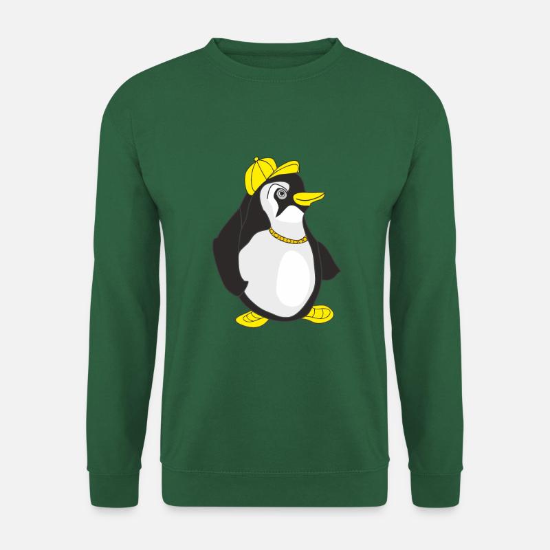 cooler Pinguin - Unisex Pullover - Grün