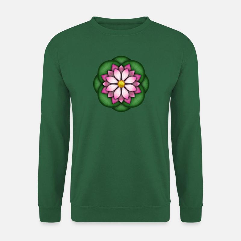 Lotusblume - Unisex Pullover - Grün