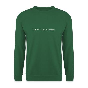 LICHT UND LIEBE - Unisex Pullover - Grün - Vorne
