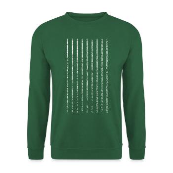 Stripe Pattern - Vintage - Unisex Sweatshirt - green - Front