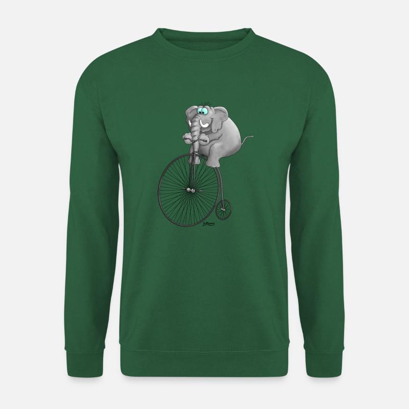lustiger Elefant - Unisex Pullover - Grün