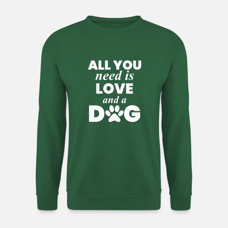 Hund Dog - Unisex Pullover - Grün