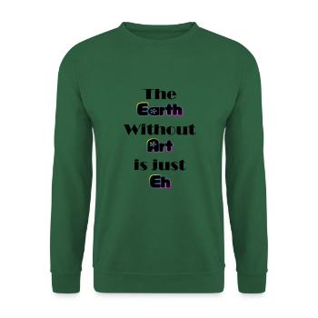 Erde ohne Kunst - Unisex Pullover - Grün - Vorne