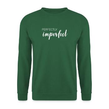 parfaitement imparfait - Sweat-shirt Unisexe - vert foncé - Devant