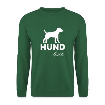 Hund Dog - Unisex Sweatshirt - green - Front