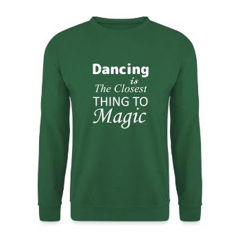 Dancing Dance Music - Unisex Pullover - Grün - Vorne