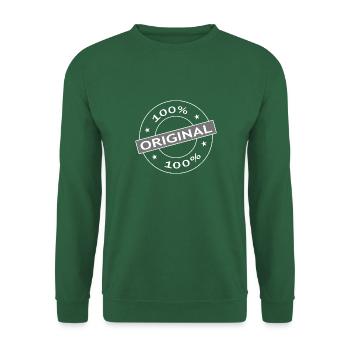 100% original - Sweat-shirt Unisexe - vert foncé - Devant
