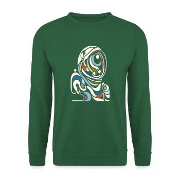 Farbenfroher Astro Style - Unisex Pullover - Grün - Vorne