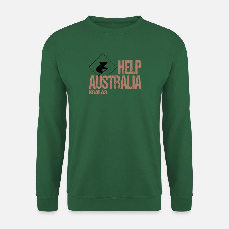 HELP AUSTRALIA KOALAS - Unisex Sweatshirt - green