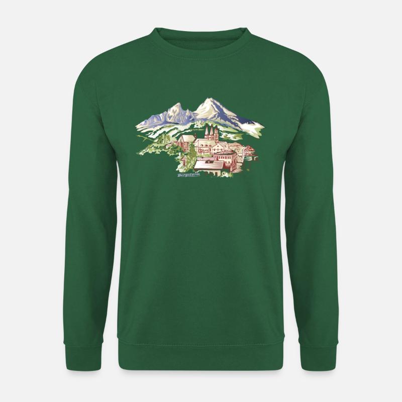 Berchtesgaden Berg Watzmann - Unisex Sweatshirt - green