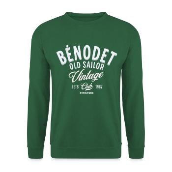 Benodet Old Sailor Vintage Club - Unisex Pullover - Grün - Vorne
