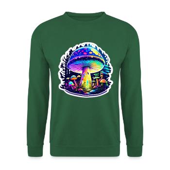 Mushroom in the Forest - Unisex Sweatshirt - green - Front